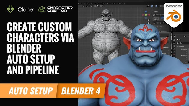 Create Custom Characters via Blender Auto Setup