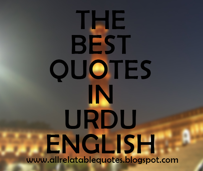 The Best Quotes In Urdu Hindi English All Relatable Quotes