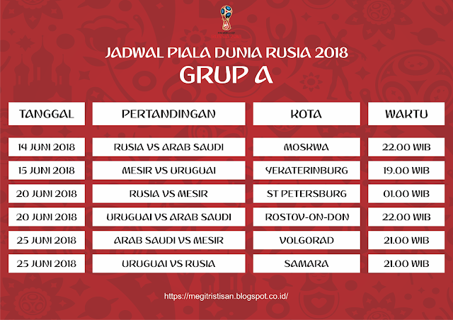 Jadwal Piala Dunia