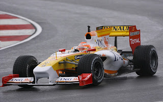 Formula One action shot