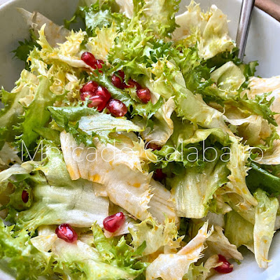 Ensalada templada de escarola (con ajada) ideal para Navidad