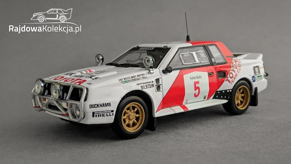 IXO RAC258 Toyota Celica TCT, Safari Rally 1984, B. Waldegard / H. Thorszelius