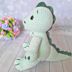 Dinosaurio amigurumi