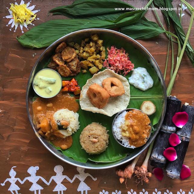 Pongal Saapadu | Indian Thali Ideas By Masterchefmom 