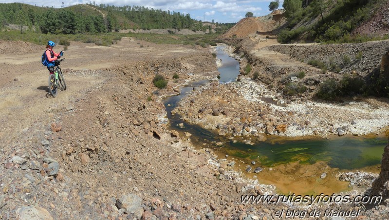 Castillo de las Guardas - Minas de Río Tinto en BTT