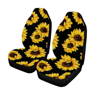 Sunflower Anime Seat Covers