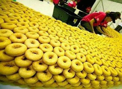 Giant Donut Made of Donuts