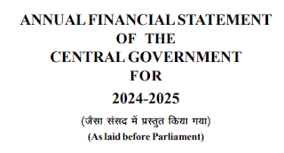 ANNUAL FINANCIAL STATEMENT OF THE CENTRAL GOVERNMENT FOR 2024-2025 - PDF