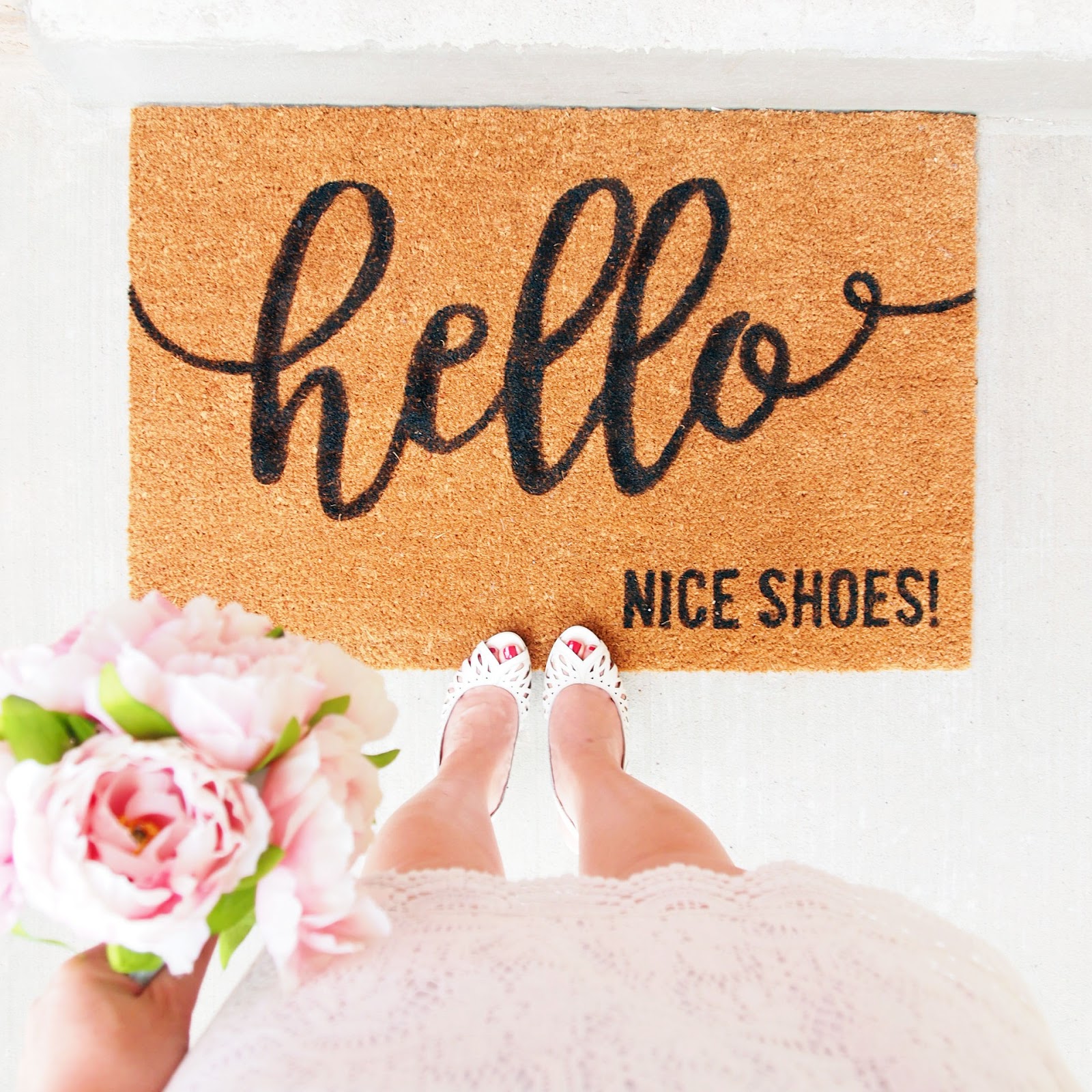 {DIY} Make Your Own Custom Doormat Without a Cricut Machine