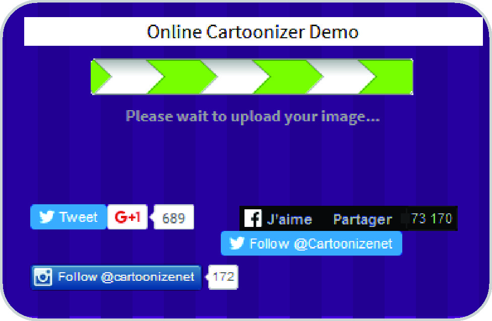 Cartoonize Upload Proses