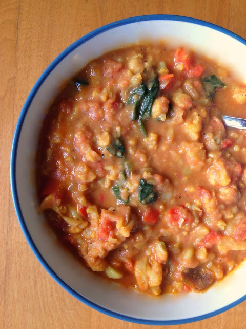 Curried Vegetable and Chickpea Stew