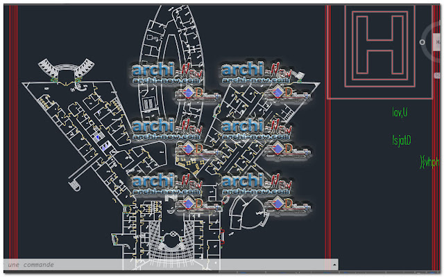 Outpatient Hospital Plan freecad Dwg  