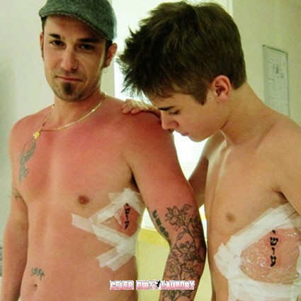 Justin Bieber on Justin Bieber   S Tattoo Like Father   Celebrity Fashion Buzz