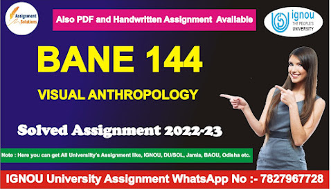 bane 144 study material; sol 144; ignou