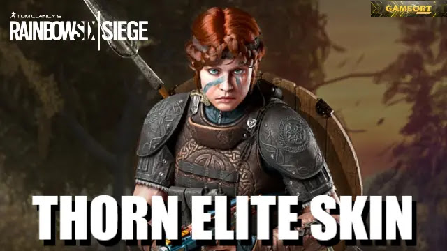 rainbow six siege thorn elite skin, rainbow six thorn elite outfit, r6 six thorn elite victory dance, r6 thorn elite player card, r6 y8s2 thorn elite