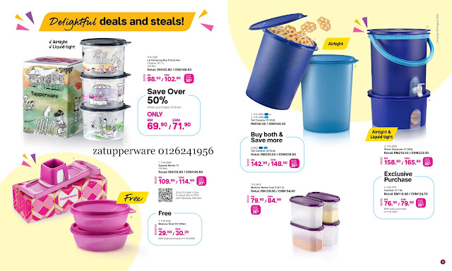 Tupperware Catalog 1st - 31st August 2022