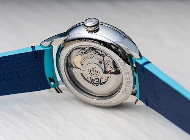 Louis Erard Excellence Petite Seconde in ice blue