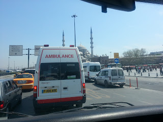 Awful traffic in Istanbul