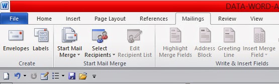 Cara Cara Membuat Mail Merge Di Excel