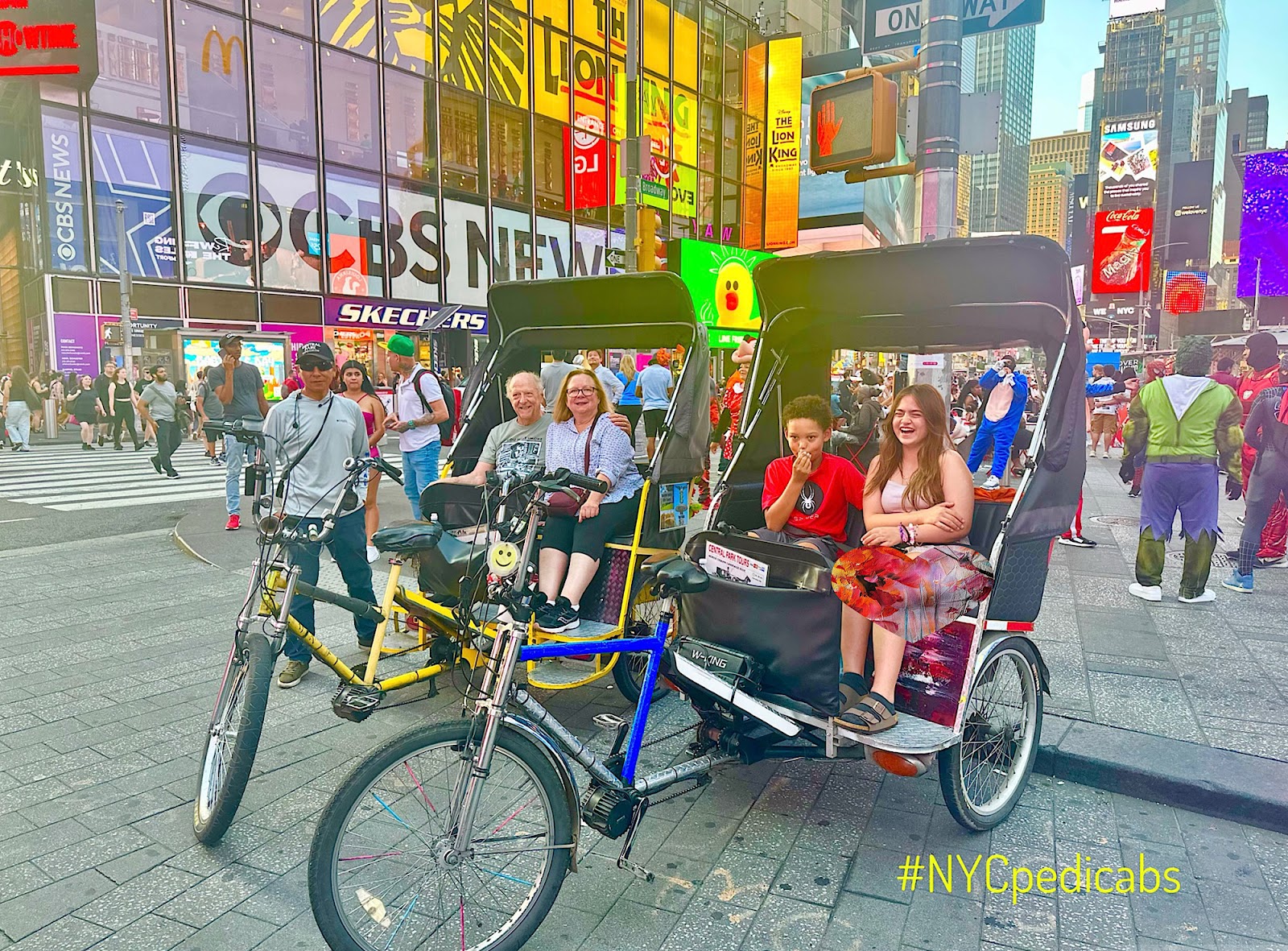 Times Square Pedicab Rickshaw Tours