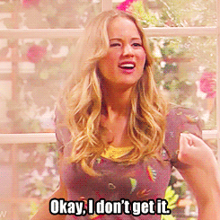 J Law Okay I don't get it