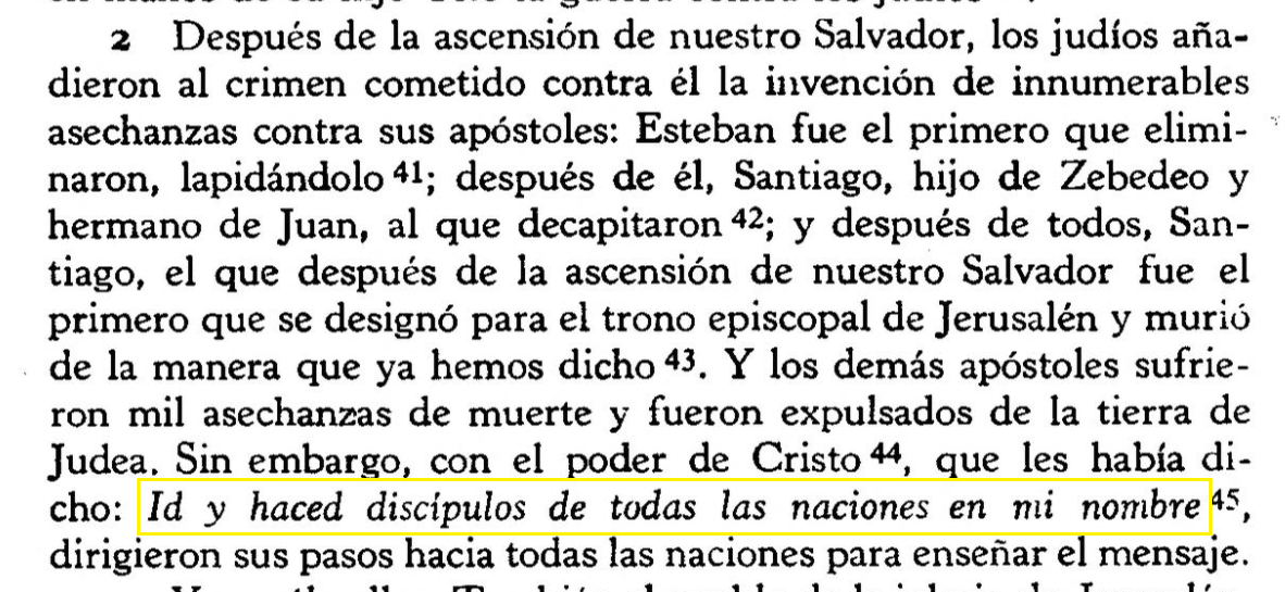 LA MEJOR TRADUCCIÓN DE LA BIBLIA AL ESPAÑOL: Mateo 28:19 