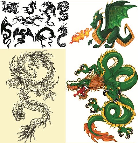 Dragones vectoriales 2012