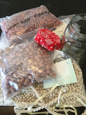 Bean soup mix gift jar materials