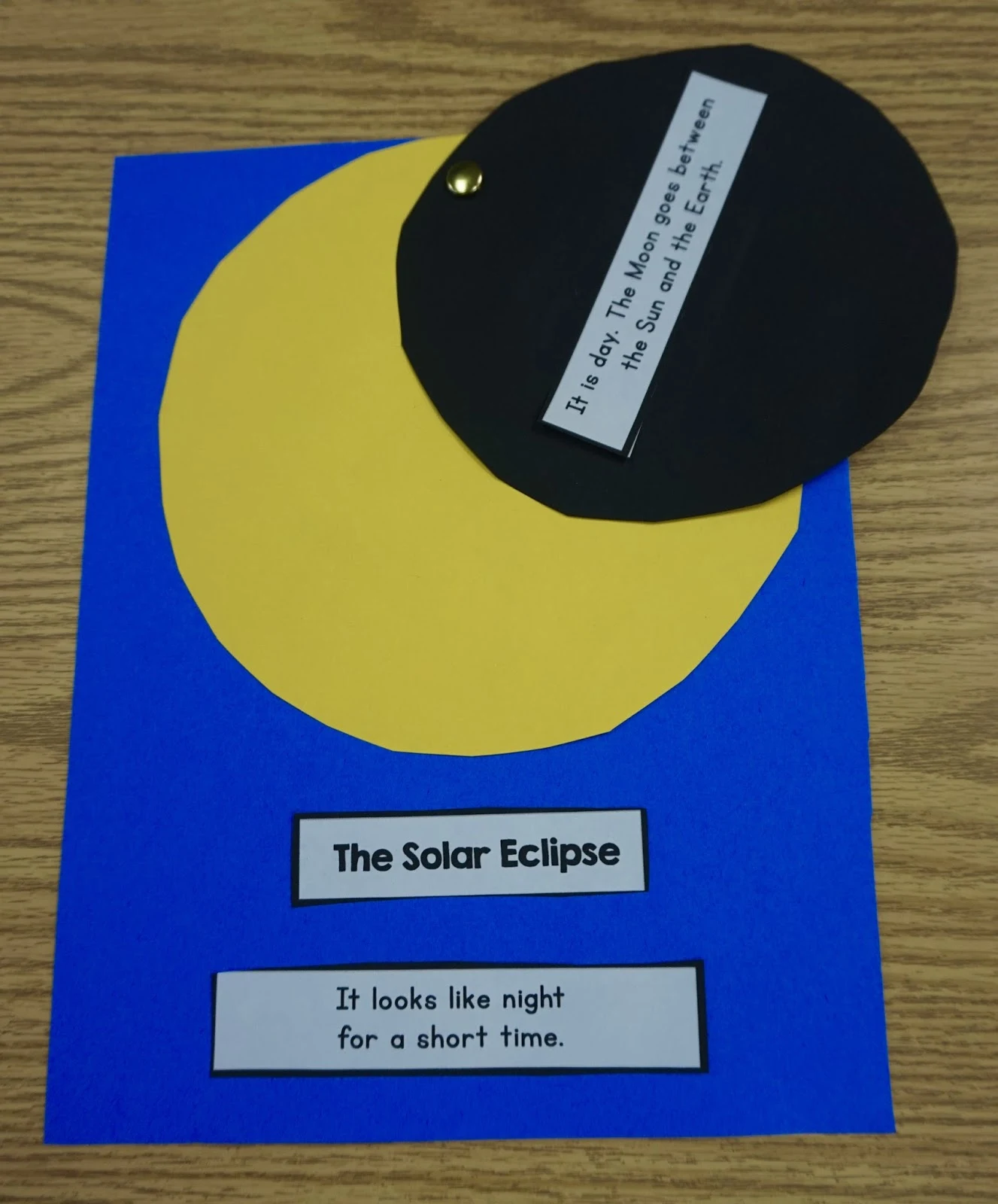 Easy and Fun Craft for Showing Kids How a Solar Eclipse Works | Love