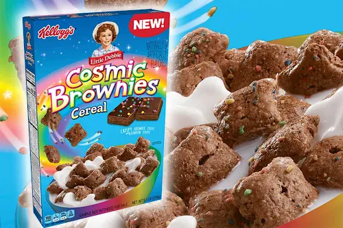 Kellogg's Little Debbie Breakfast Cereal, Cosmic Brownies