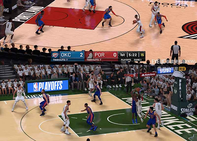 NBA 2K19 Realism Courts Playoffs