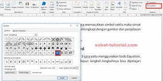 Cara Membuat Simbol Centang di Word