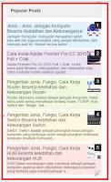 Cara Membuat Widget Popular Post Berwarna-Warni di Blogspot