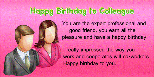 Birthday Wishes For Colleague