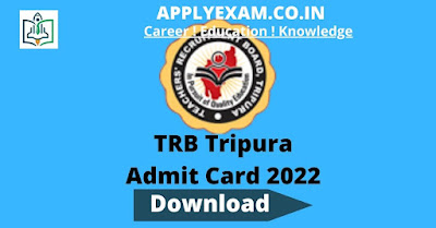 wwwtrbtripuragovin-admit-card-2022-