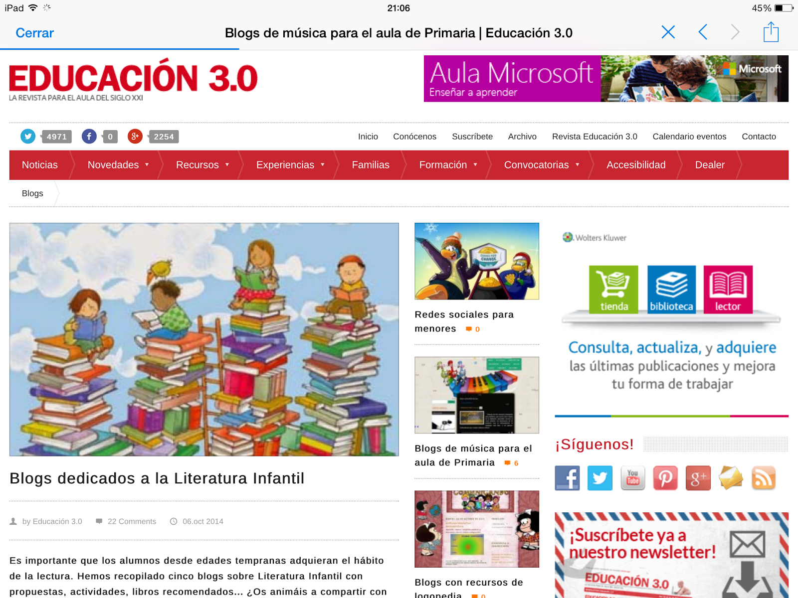 http://www.educaciontrespuntocero.com/experiencias/blogs-dedicados-a-la-literatura-infantil/15322.html