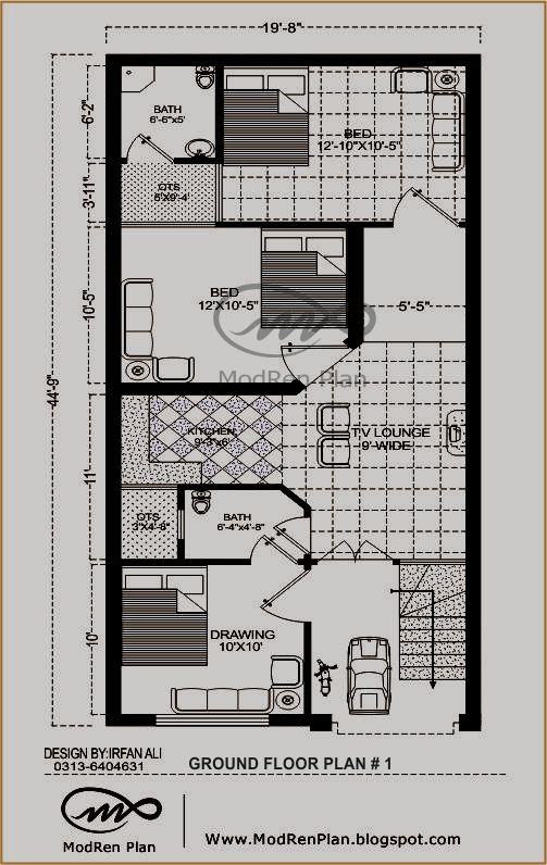 33+ Top Concept 3 Marla Modern House Plan