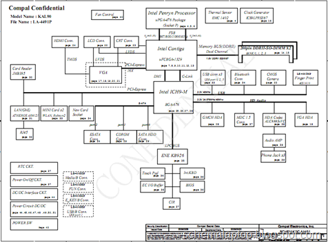 Acer Aspire 4935g 4936g 4735g 4736g, LA-4491P, KAL90 Free Download Laptop Motherboard Schematics 