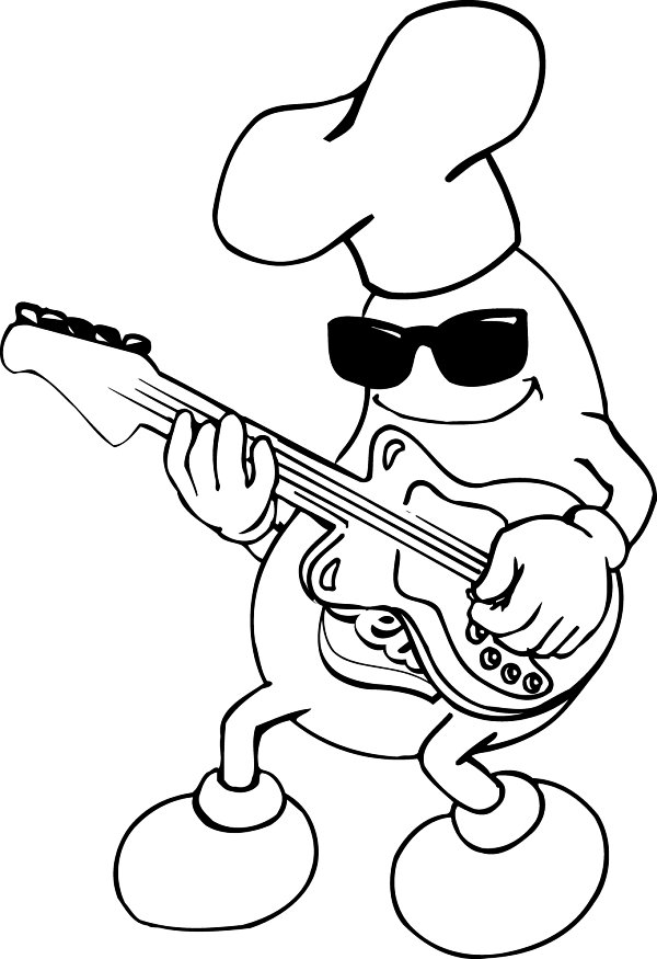 Download Guitar Coloring Pages To Print