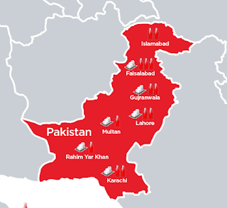 Map of Pakistan Cities