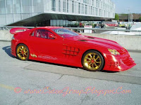 Red Gold Mercedes Benz SLR McLaren