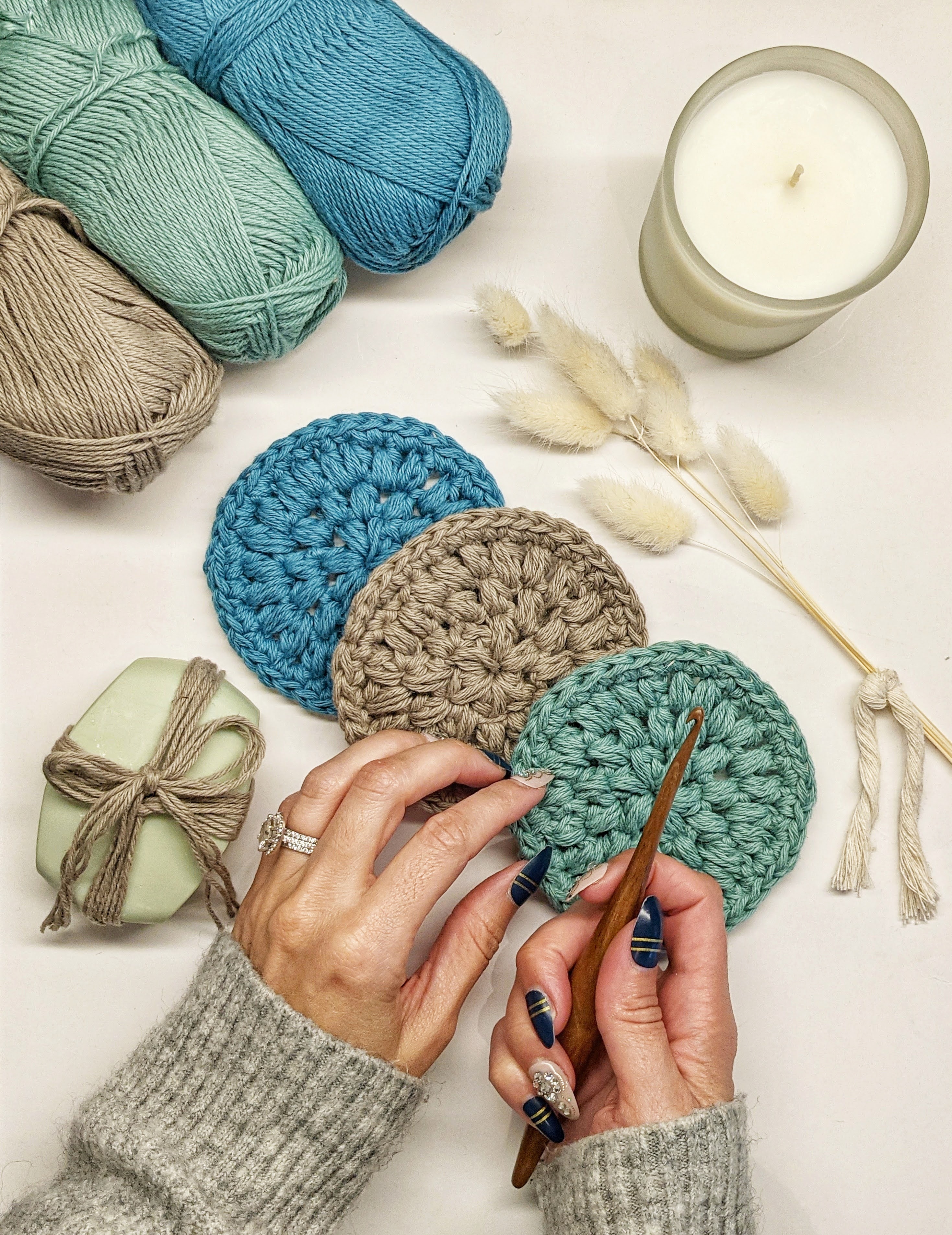 Crochet Face Scrubbies