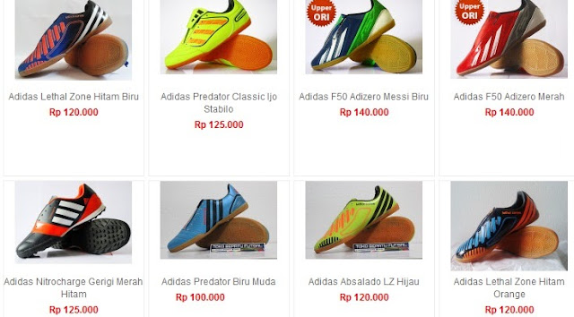 Daftar Harga Sepatu  Futsal Adidas  Terbaru 2013 Daftar 