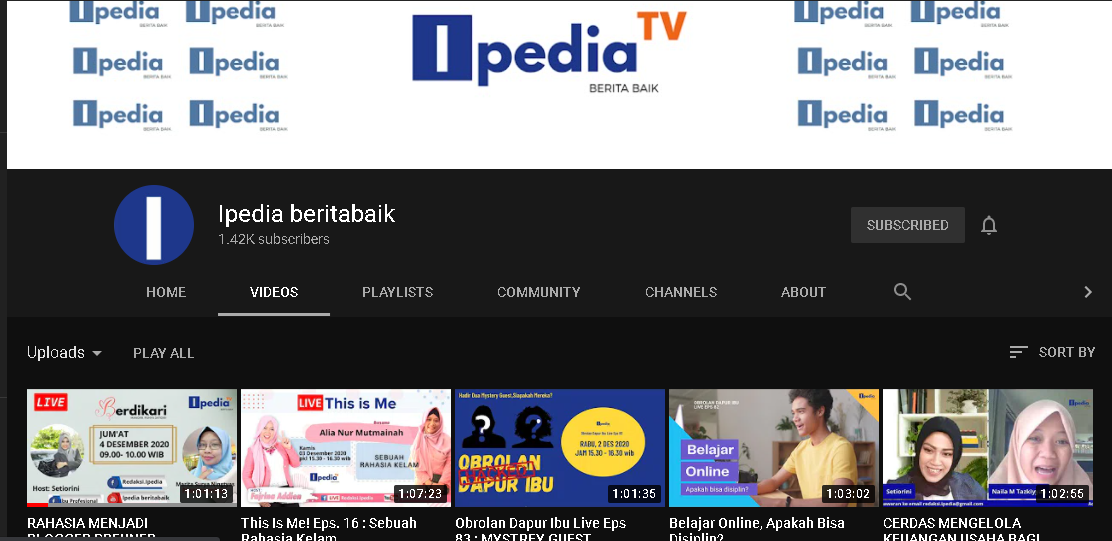 channel youtube Ipedia TV