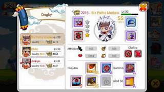 Trik Cepat Dapat Six Paths Madara SS Rank Ninja Heroes Gratis