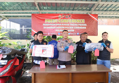 Unit Reskrim Polsek Ciwandan Polres Cilegon Berhasil Amankan Dua Orang Spesialis Bajing Loncat