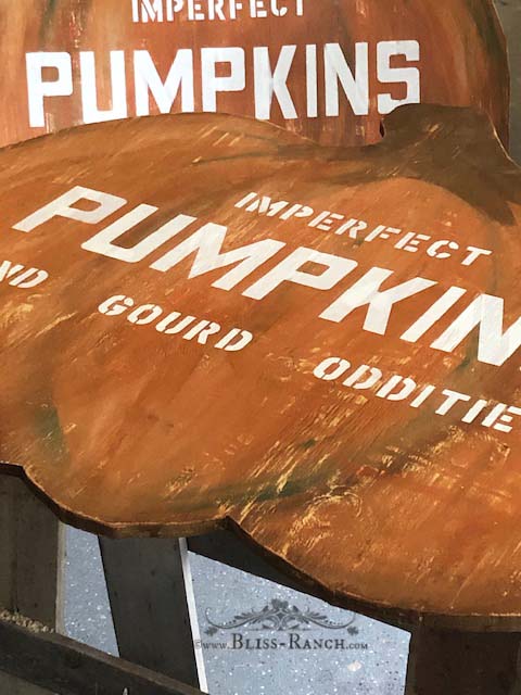 Pumpkin Sign, Bliss-Ranch.com