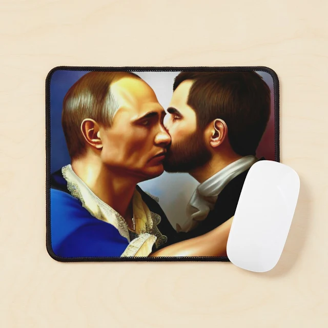 Putin loves a man mouse pad