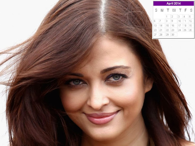 Aishwarya Rai Calendar 2014