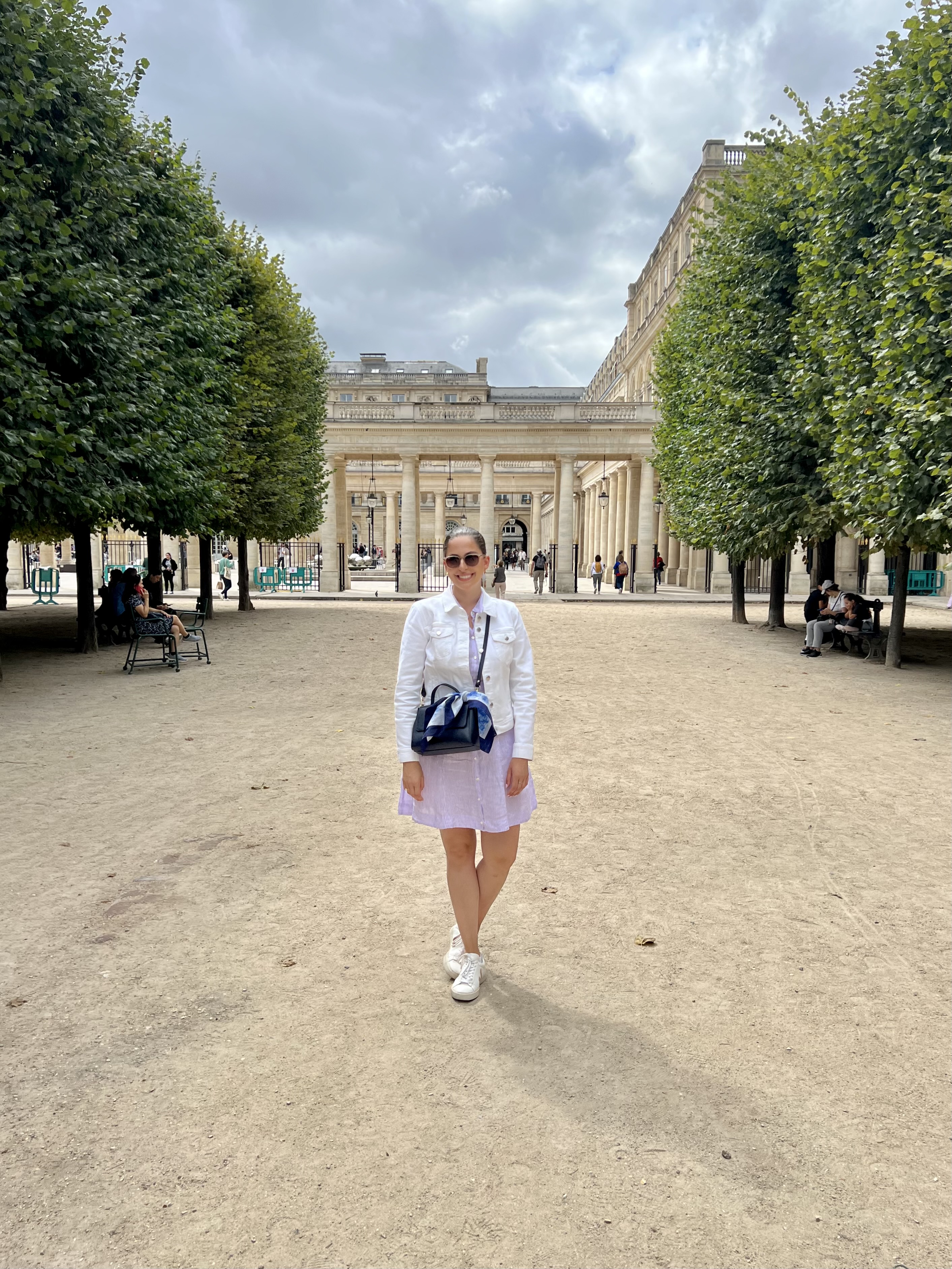 paris outfits, what to wear in paris, paris outfits, summer paris outfits, linen dress, hill house dress, white denim jacket